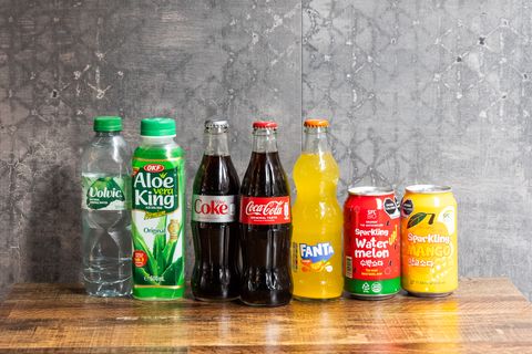 Soft drinks at Oki Poke